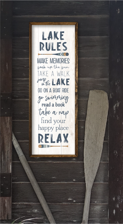 TIMBERLAND FRAME LAKE RULES