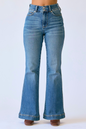 881018 Judy Blue HW Flare Tummy Control Double Button