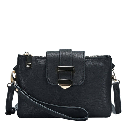 BGT48604 Tori Three Compartment Buckle Crossbody Bag: Bone