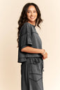 Davi & Dani Mineral Washed Barrel Pants