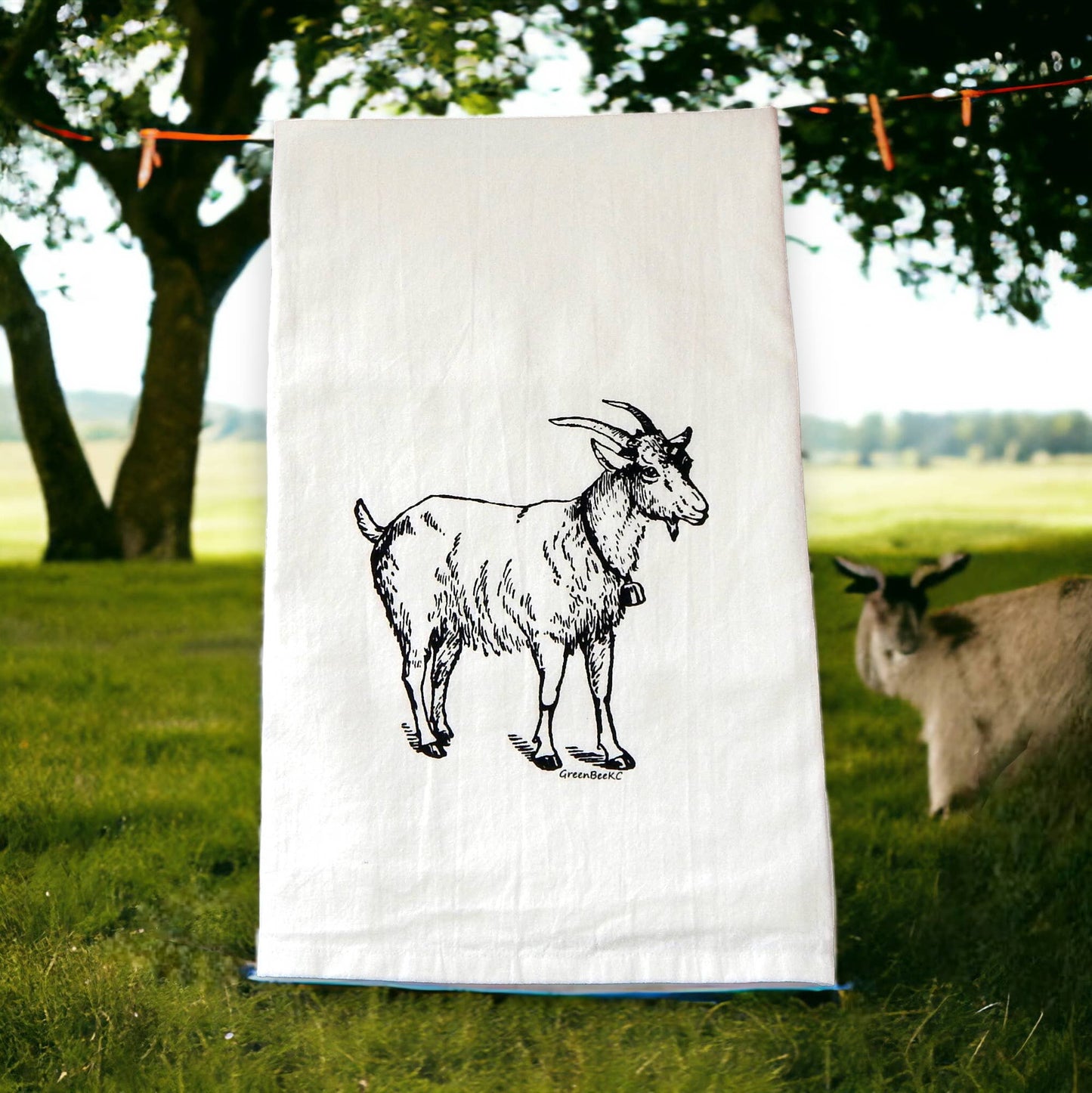 Goat Flour Sack Tea Towel