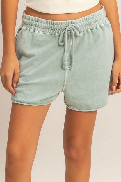Hyfve DZ26A266 Relaxed Drawstring Shorts