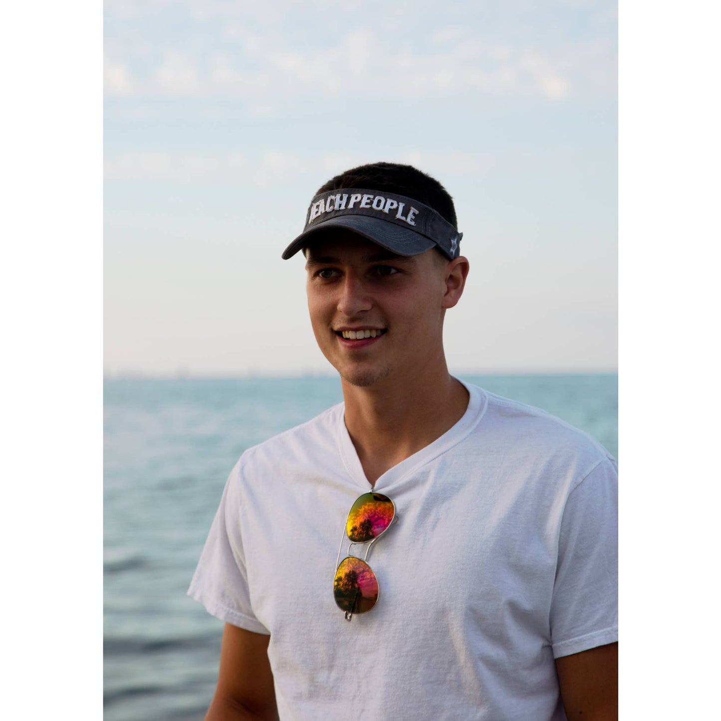 Lake People - Dark Gray Adjustable Visor Hat