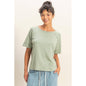 Hyfve DZ26A655 Acid Washed Boxy Tee