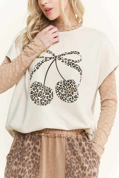 j.her Mesh Floral Lace Layering top HT6578P1