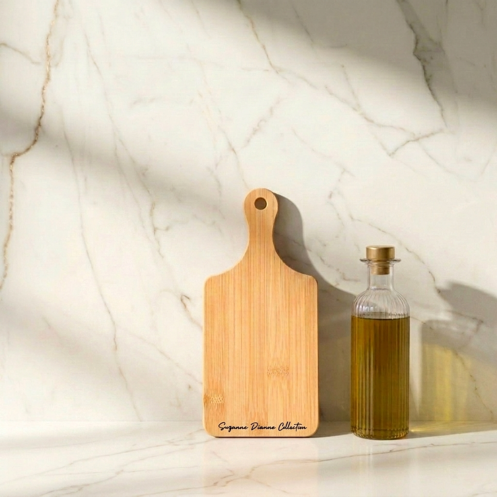 BAMBOO WOOD CUTTING AND CHARCUTERIE BOARD