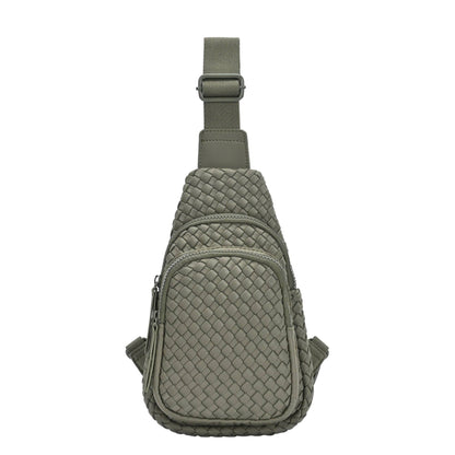 BGW7308 Marie Neoprene Woven Sling Bag