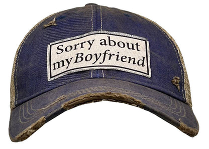 Sorry About My Boyfriend Trucker Hat Baseball Cap