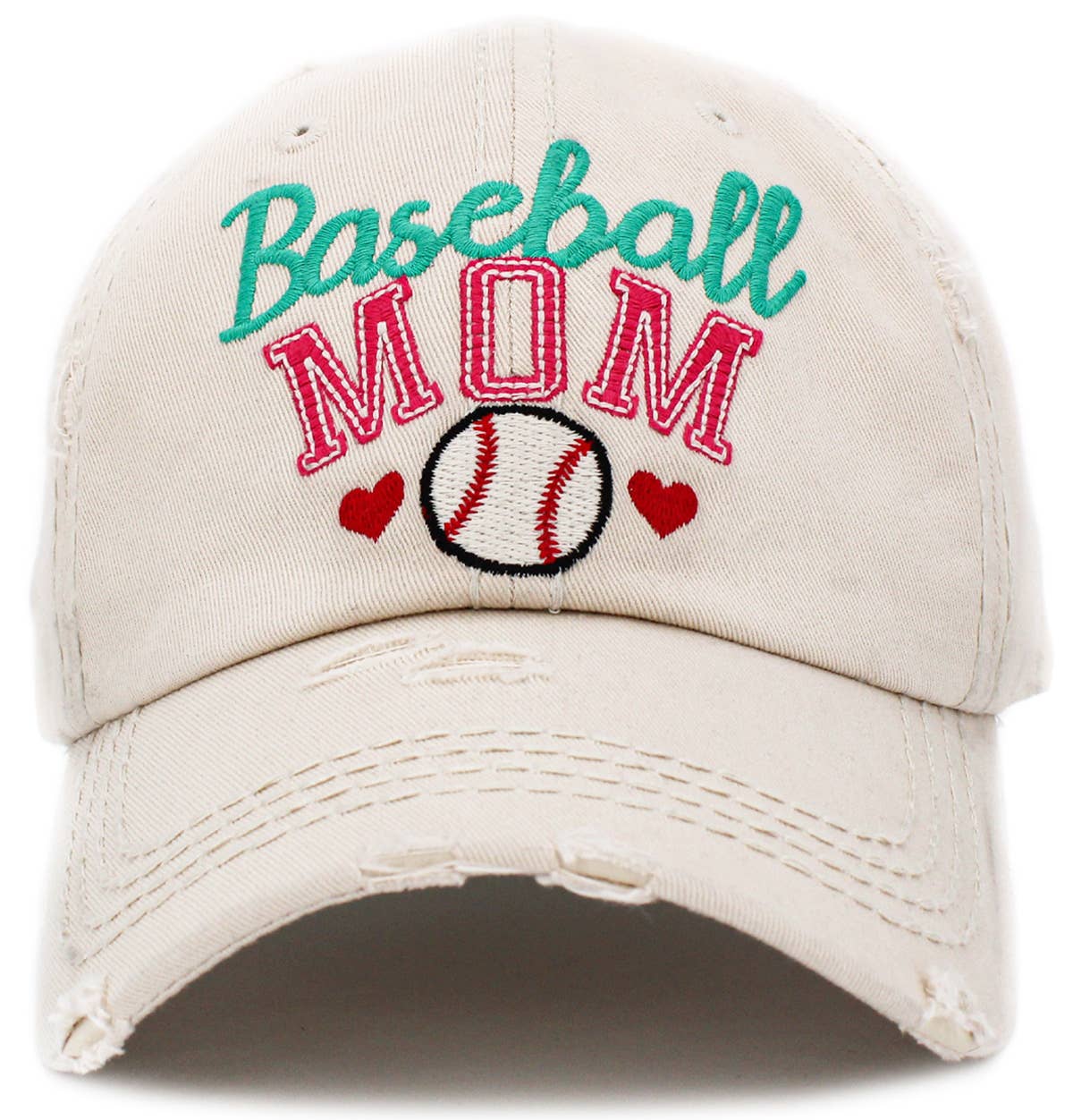 Baseball Mom Washed Vintage Ballcap