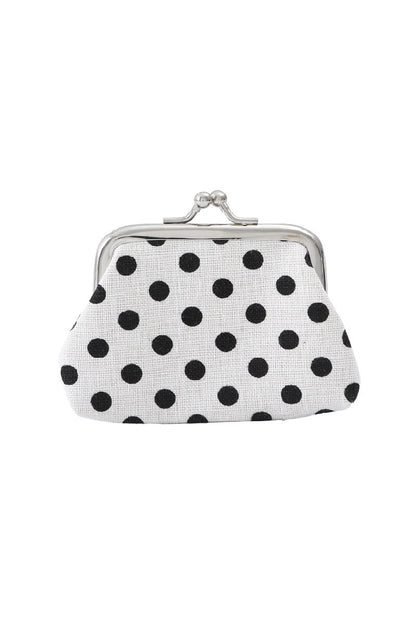 Zenana Polka Dot Kiss Lock Coin Purse UA-219