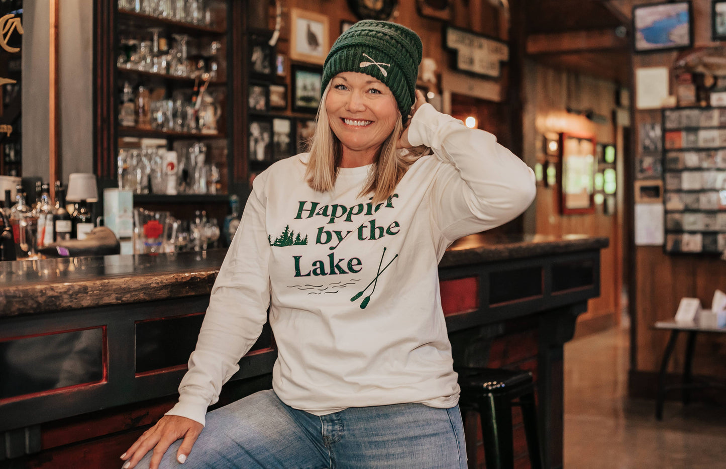 Ringspun Happier by the Lake Long Sleeve Shirt