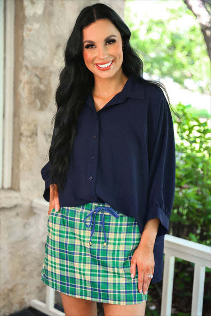 Jess Lea Parker Plaid Skort