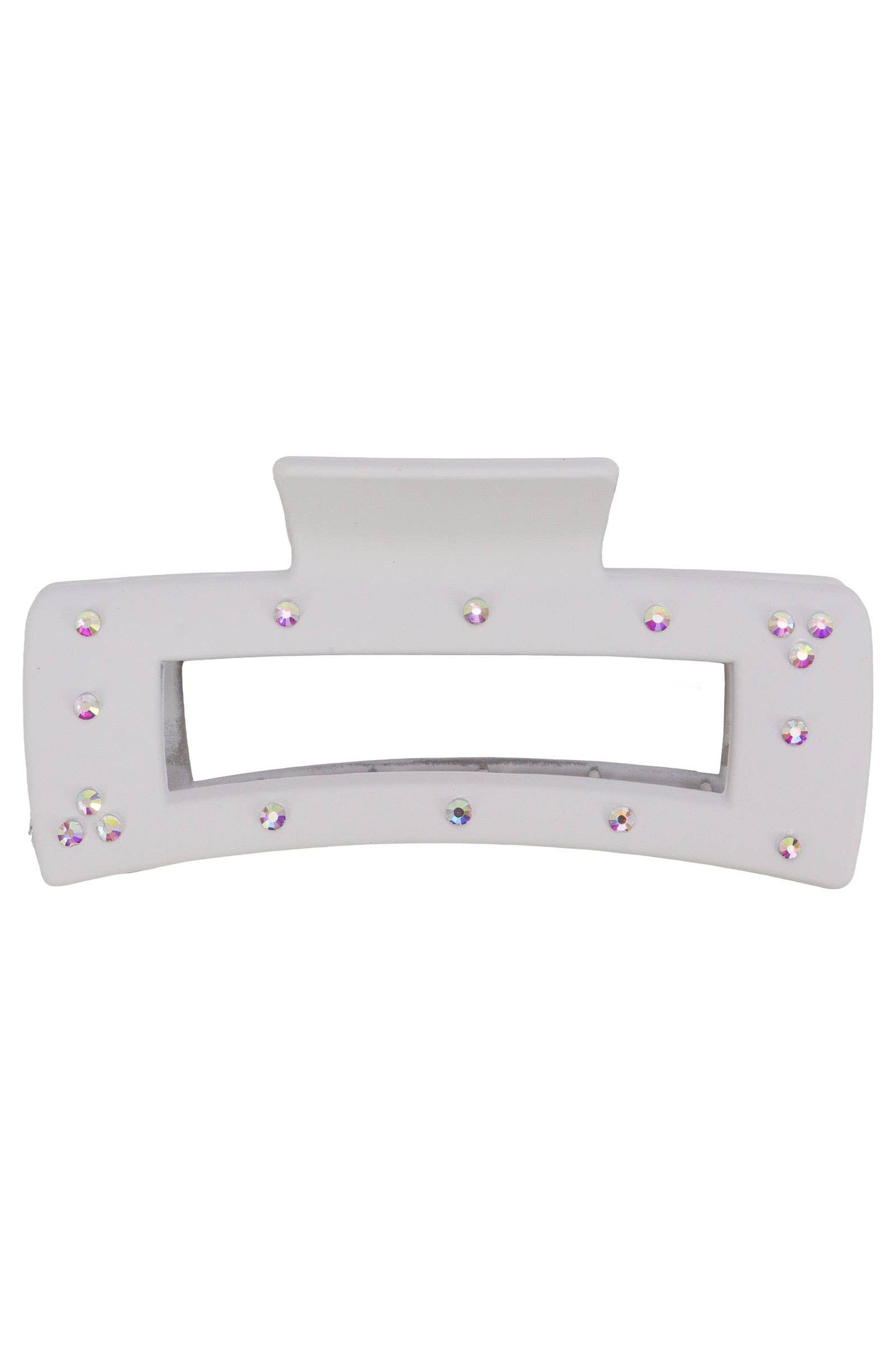 Bling Matte Hollow Block Hair Claw