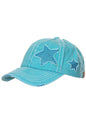 C.C Distressed Pony Cap with Glitter Star