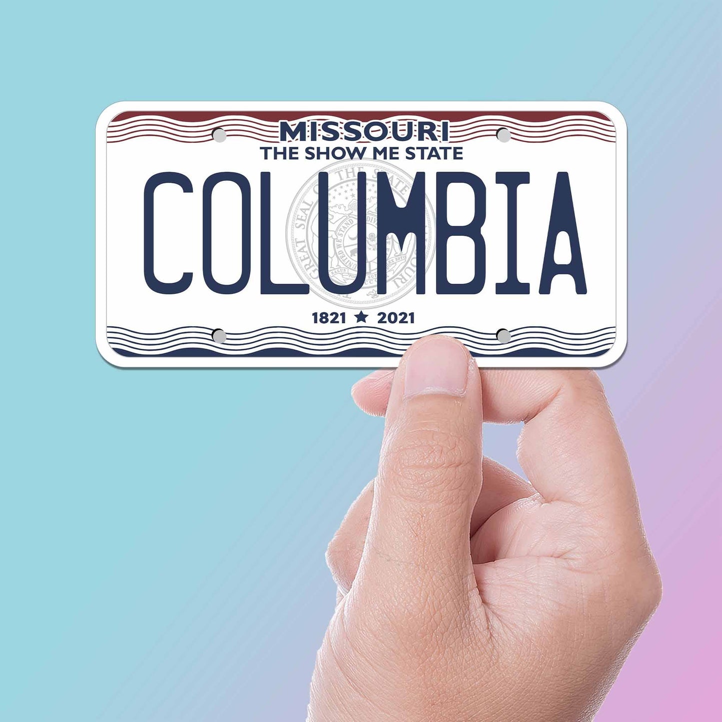 Missouri License Plate Stickers - Custom MO Decals
