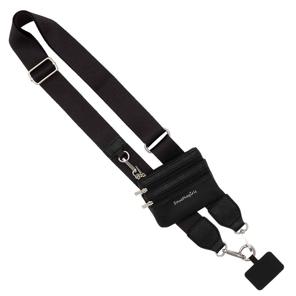 Clip & Go Crossbody Strap w/Zippered Pouch