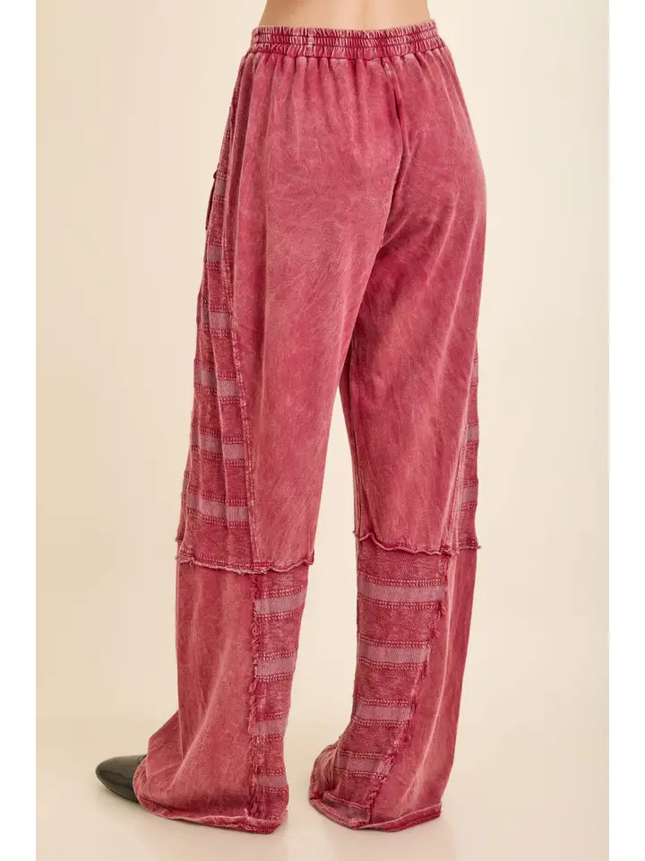 Mineral Washed Textured Pants HP7626