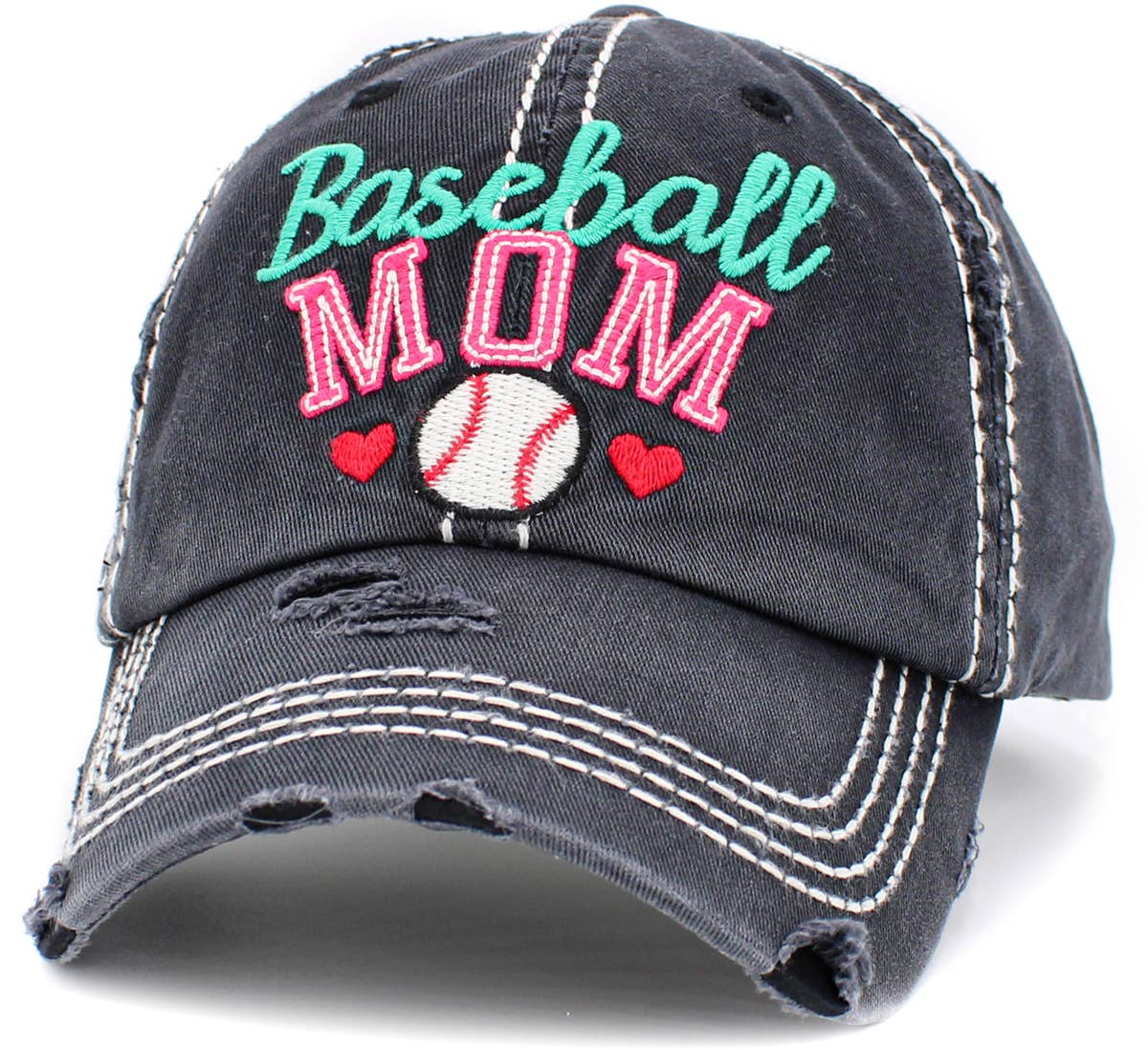 Baseball Mom Washed Vintage Ballcap