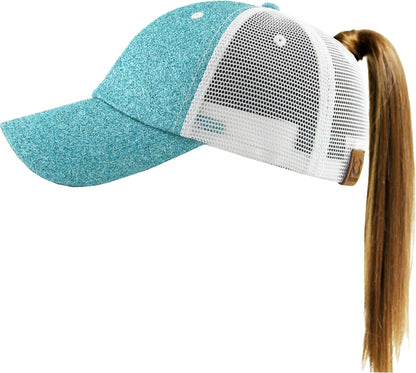 Glitter Meshback Baseball Cap