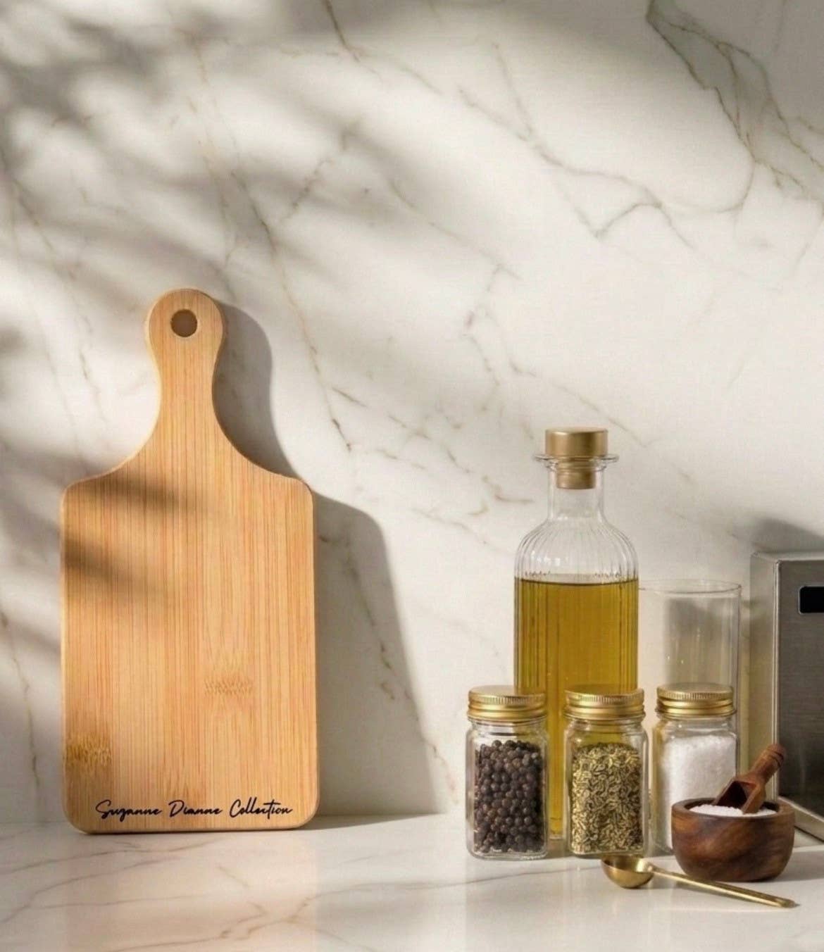BAMBOO WOOD CUTTING AND CHARCUTERIE BOARD