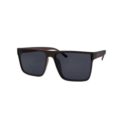 Mens Sunglasses Square Frame New All Black Super Dark Sun