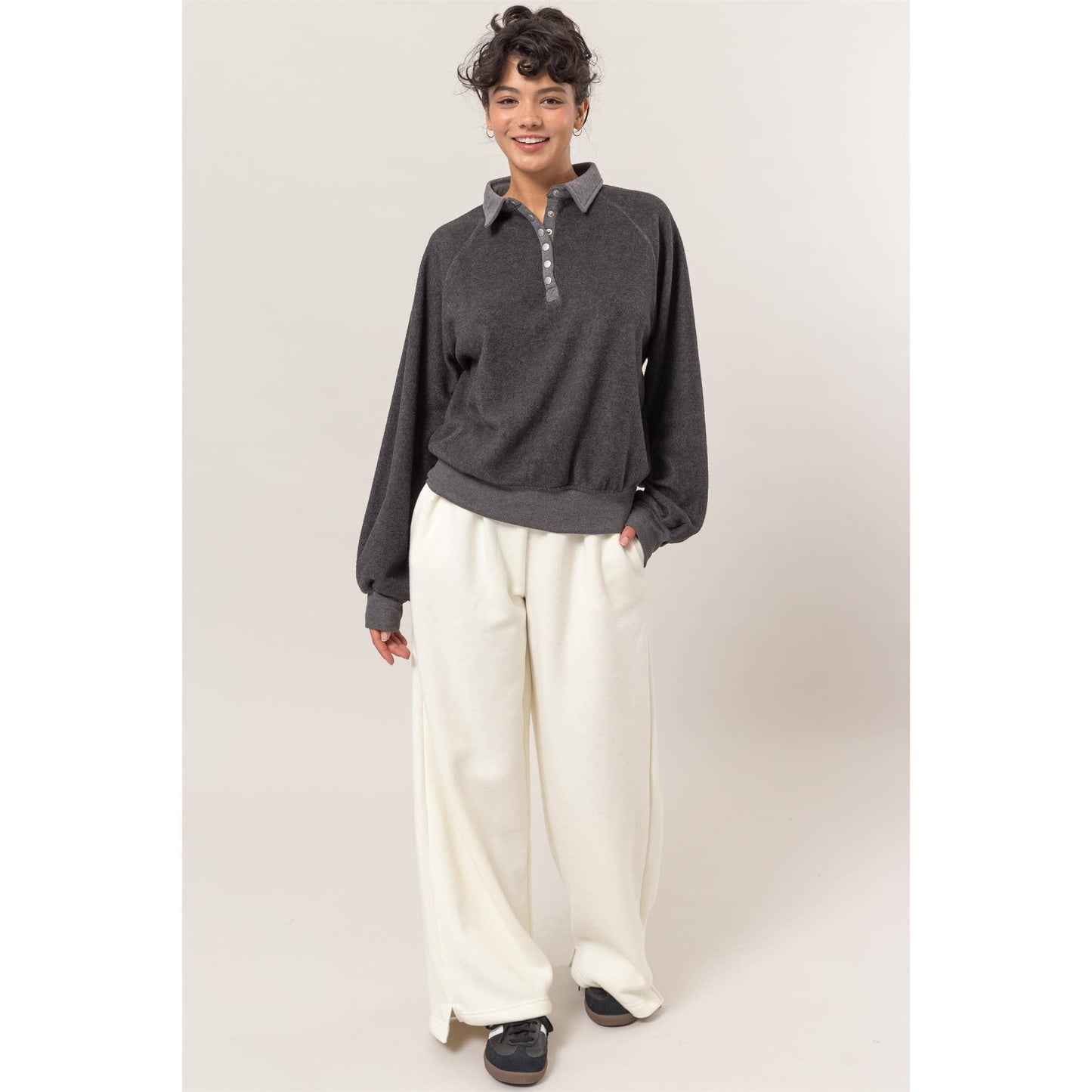 Hyfve DZ26A684 Wide Leg Sweatpants