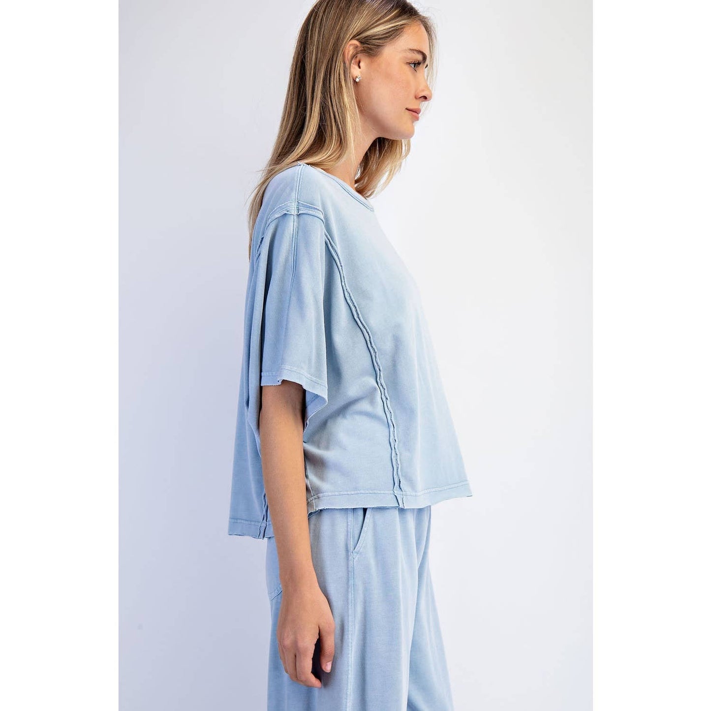 Rae Mode Mineral Washed Boxy Tee T0080