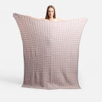Super Soft Houndstooth Knit ComfyLuxe Blanket