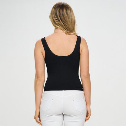Women's Reversible Ribbed Seamless Tank