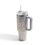 Holographic Leopard Print 40oz Stainless Steel Tumbler