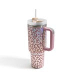 Holographic Leopard Print 40oz Stainless Steel Tumbler