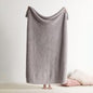 Super Soft Solid Colored Brushed Poly Microfiber Throw Blanket