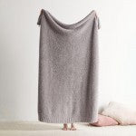 Super Soft Solid Colored Brushed Poly Microfiber Throw Blanket