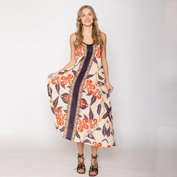 Do Everything In Love Floral Print Spaghetti Strap Dress