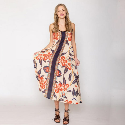 Do Everything In Love Floral Print Spaghetti Strap Dress