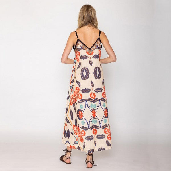 Do Everything In Love Floral Print Spaghetti Strap Dress