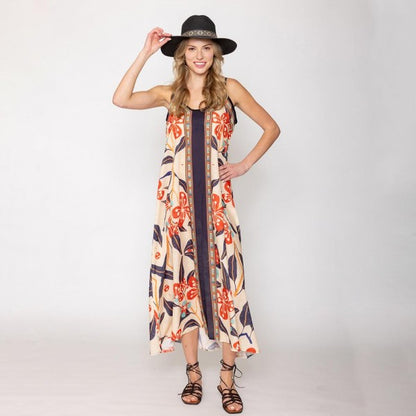 Do Everything In Love Floral Print Spaghetti Strap Dress