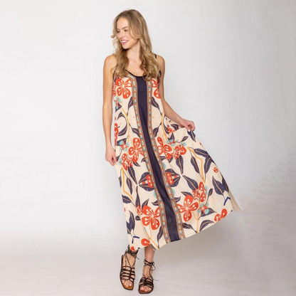 Do Everything In Love Floral Print Spaghetti Strap Dress