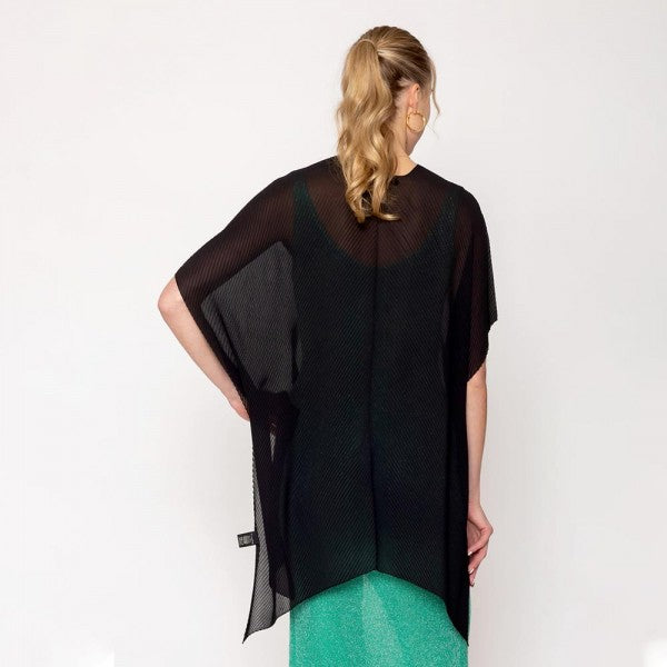 Do Everything In Love Solid Chiffon Ruana