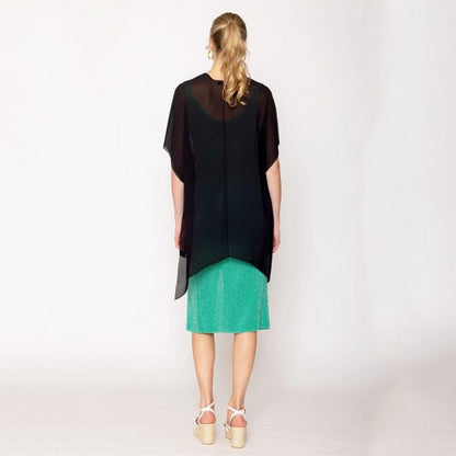 Do Everything In Love Solid Chiffon Ruana