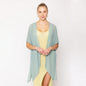 Do Everything In Love Solid Chiffon Ruana