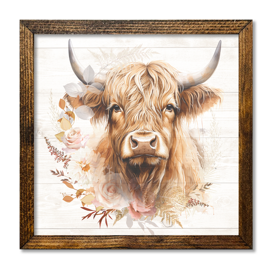 TIMBERLAND FRAME BOHO HIGHLAND COW