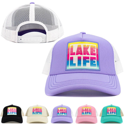 Lake Life Meshback Ballcap: LPUR