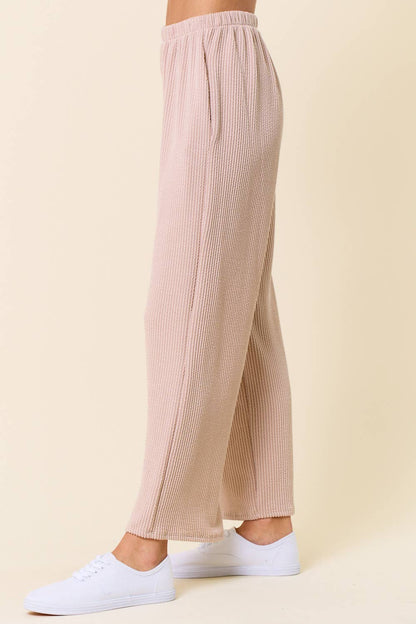 LMP5635-Take me Back Ribbed Pants