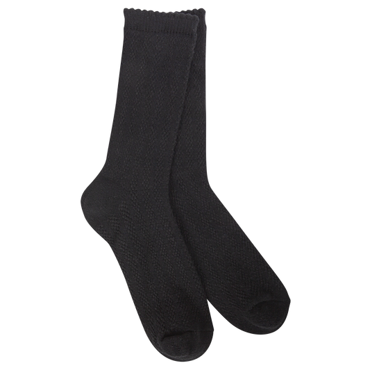 Weekend Pointelle Crew Socks