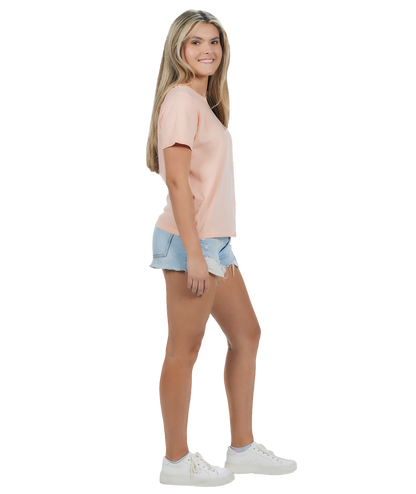 Ladies Jersey Crew Neck Cu-Tee