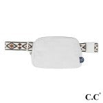 C.C BGS0061 Aztec Strap Crossbody Fanny Pack