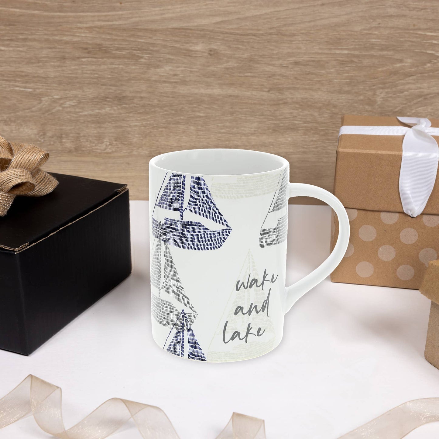 Wake and Lake - 18 oz Mug