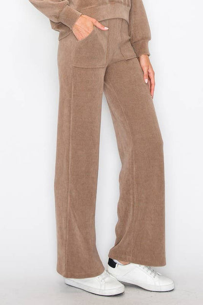 Yelete Relaxed Fit Corduroy Lounge Pants 827CD001
