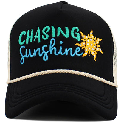 Chasing Sunshine Foam Trucker Mesh Cap